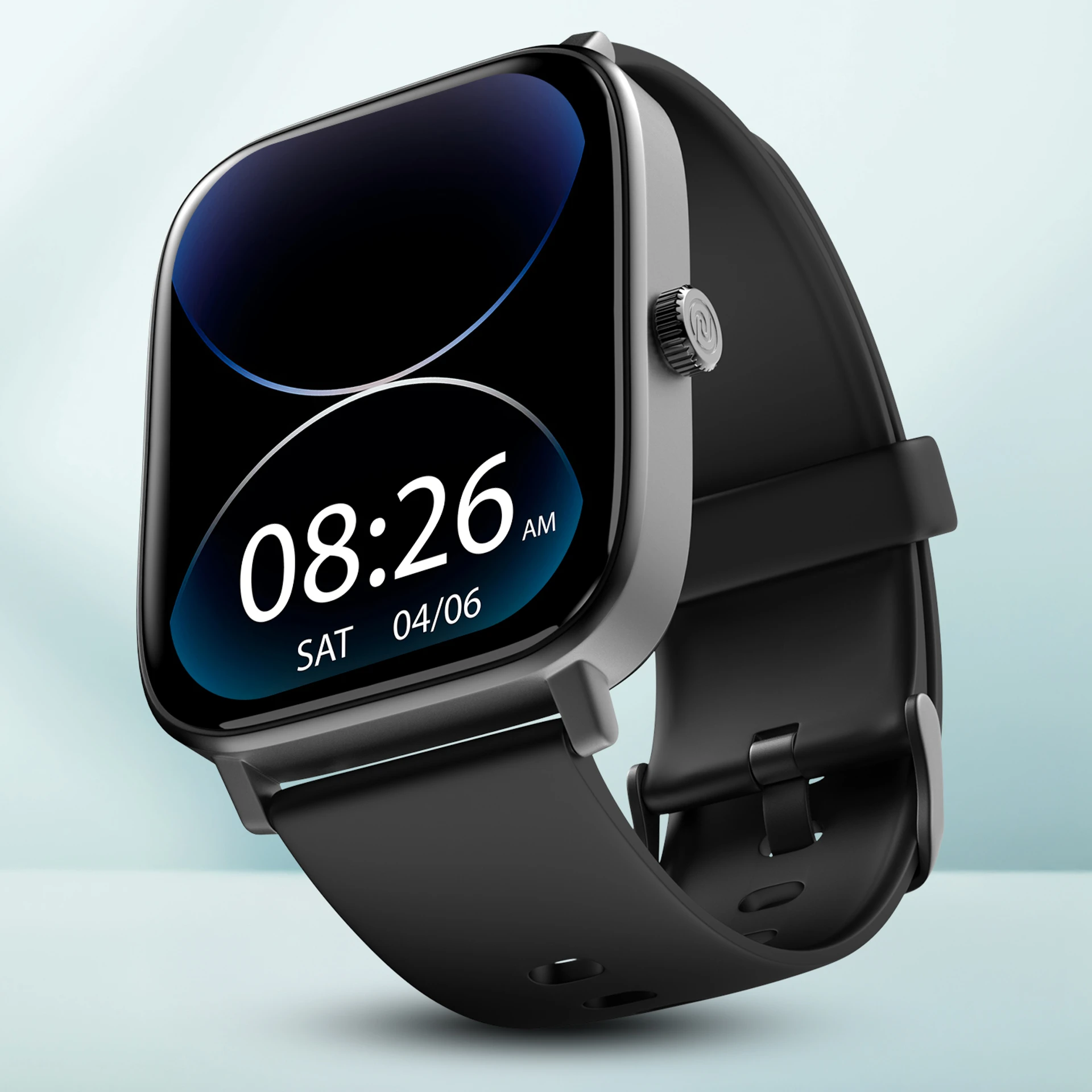 Noise Colorfit Icon 2 1.8'' Display with Bluetooth Calling, AI Voice Assistant Smartwatch (Jet Black Strap, Regular)